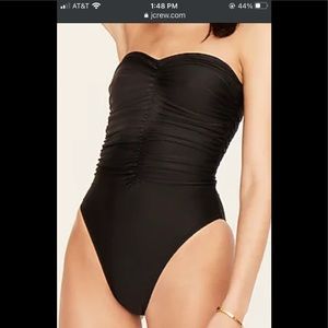 NWT J. Crew ruched sweetheart one piece sz 0